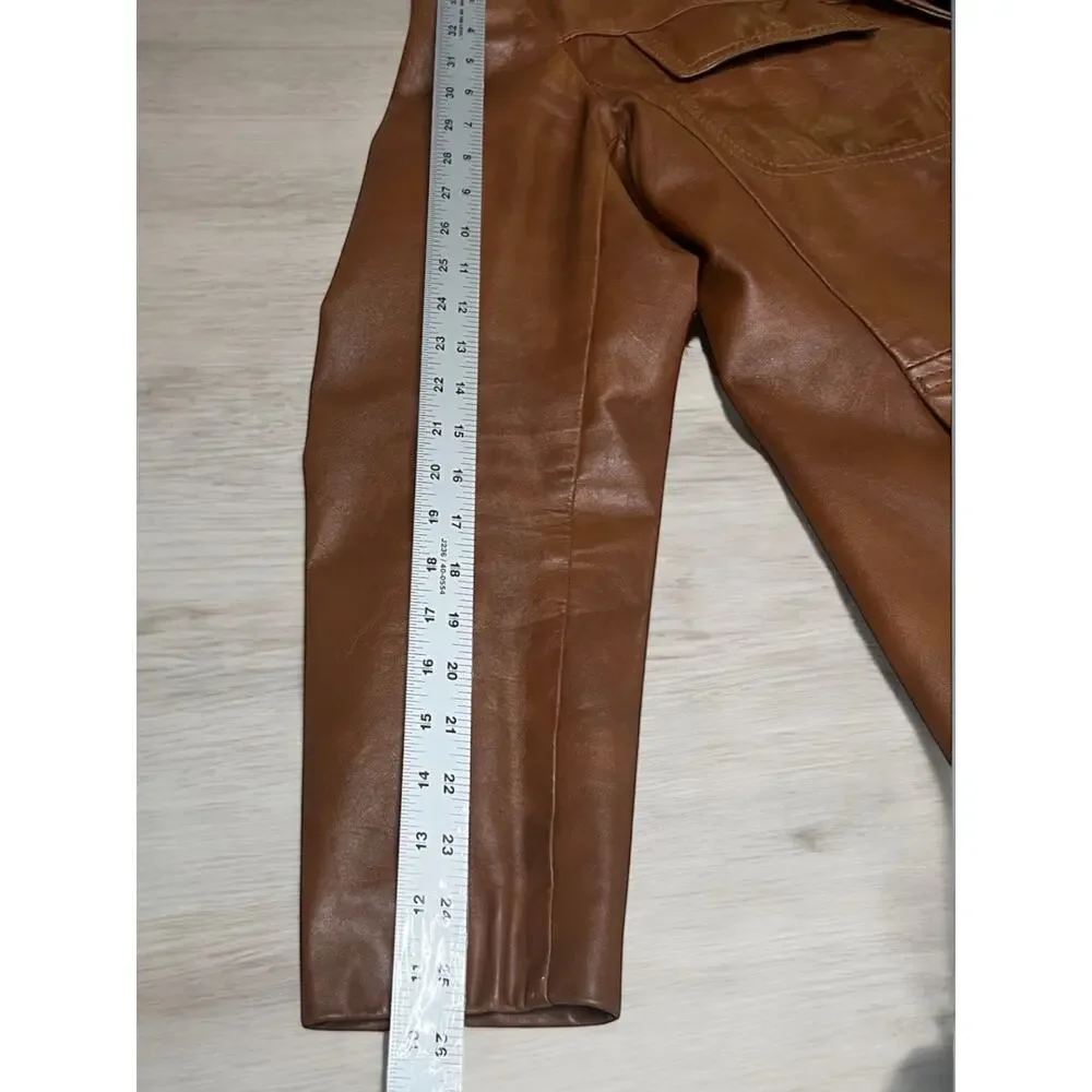 Vintage Men’s 1970’s Reed Sportswear Leather Coat Size L